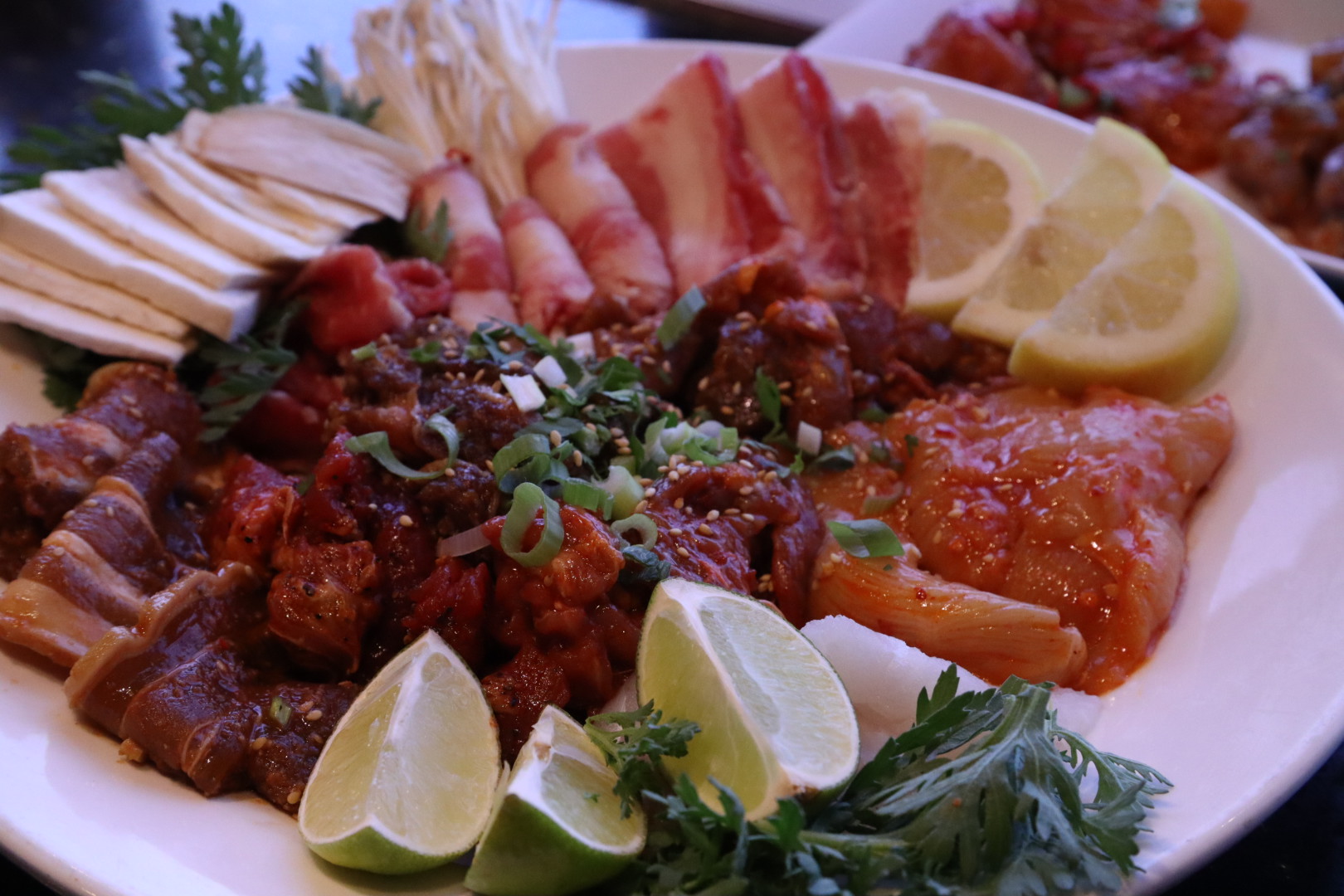 LaMeiZi Korean BBQ meats and seafood